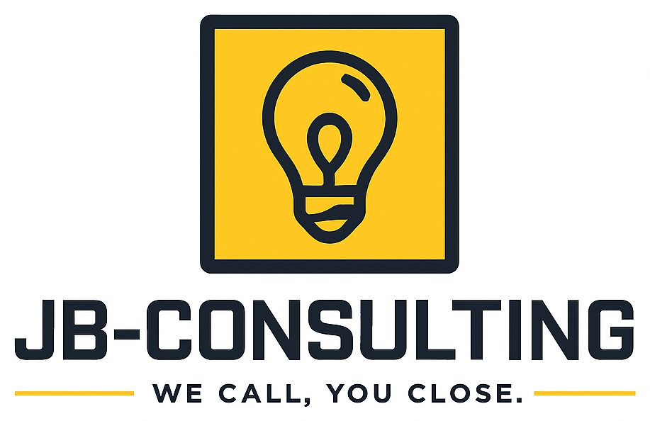 JB-Consulting, We call, You close.